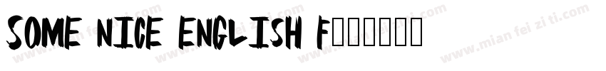 Some nice english f字体转换